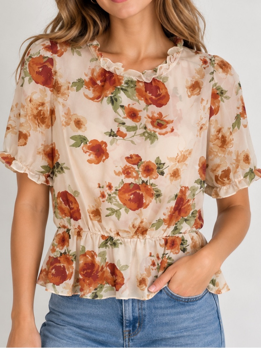 Adara Floral Top